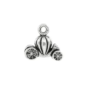 10 Pcs Tibetan Silver Cinderella Pumpkin Fairytale Coach Carriage 13X14mm 3D Charms Pendants