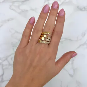 14K GOLD DIAMOND DAKOTA RING