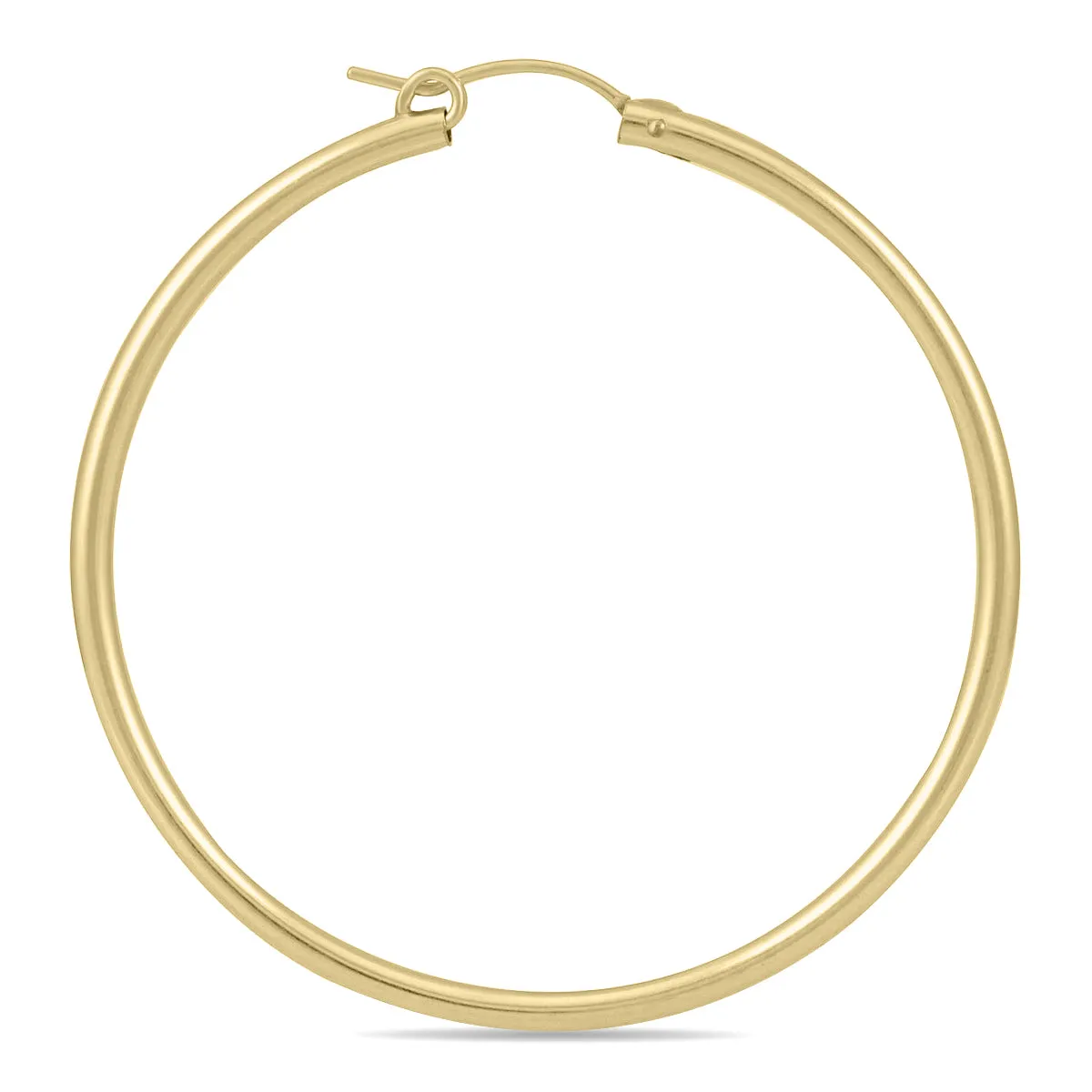 14K Yellow Gold Filled Hoop Earrings (50Mm)