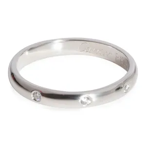 1895 3 Diamond Wedding Band in Platinum 0.03 CTW