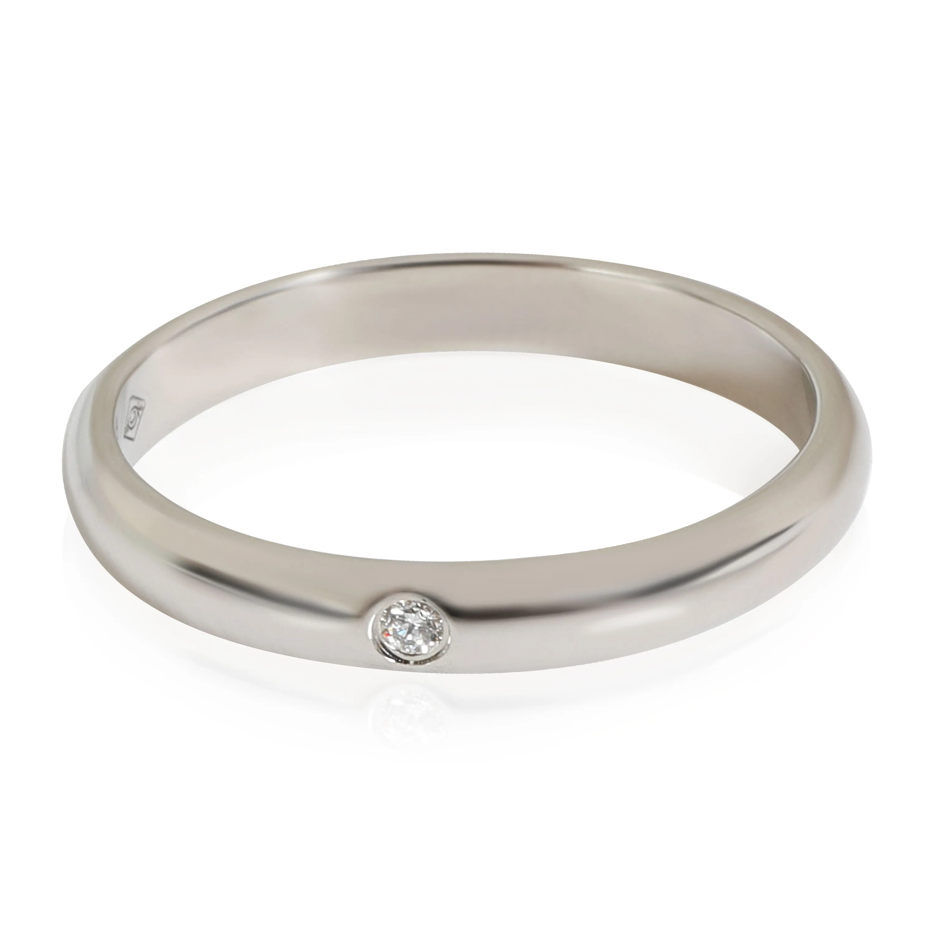 1895 Wedding Band, 1 Diamond (Platinum)