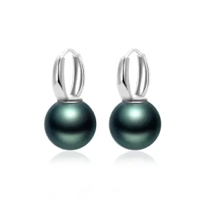 18K Gold﻿ Top Grade Tahitian Pearl Earrings KE00191