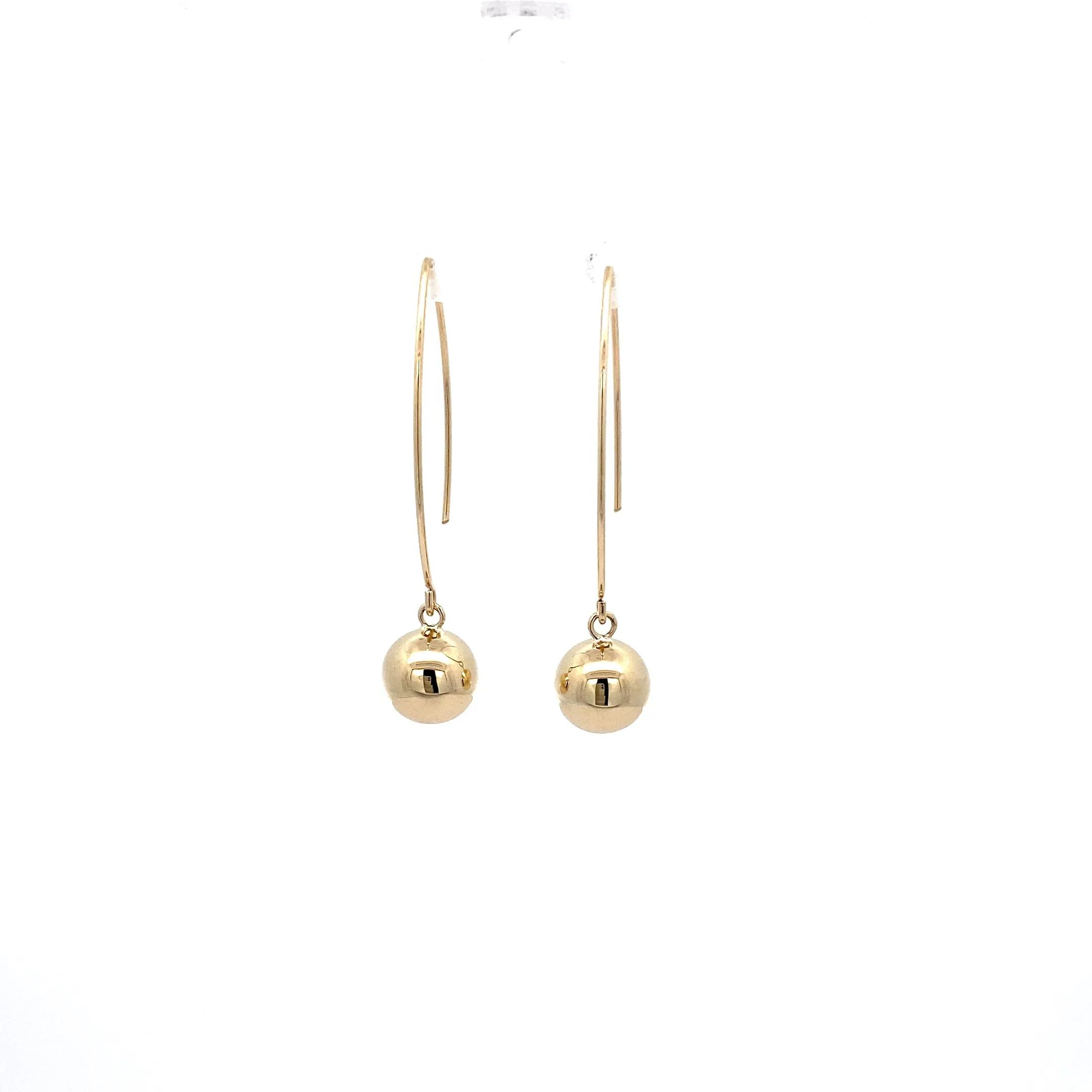 9ct Yellow Gold 'Dancing' Drop Earrings