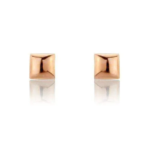 9ct Yellow, White or Rose Gold Stud Earrings - MM7A01