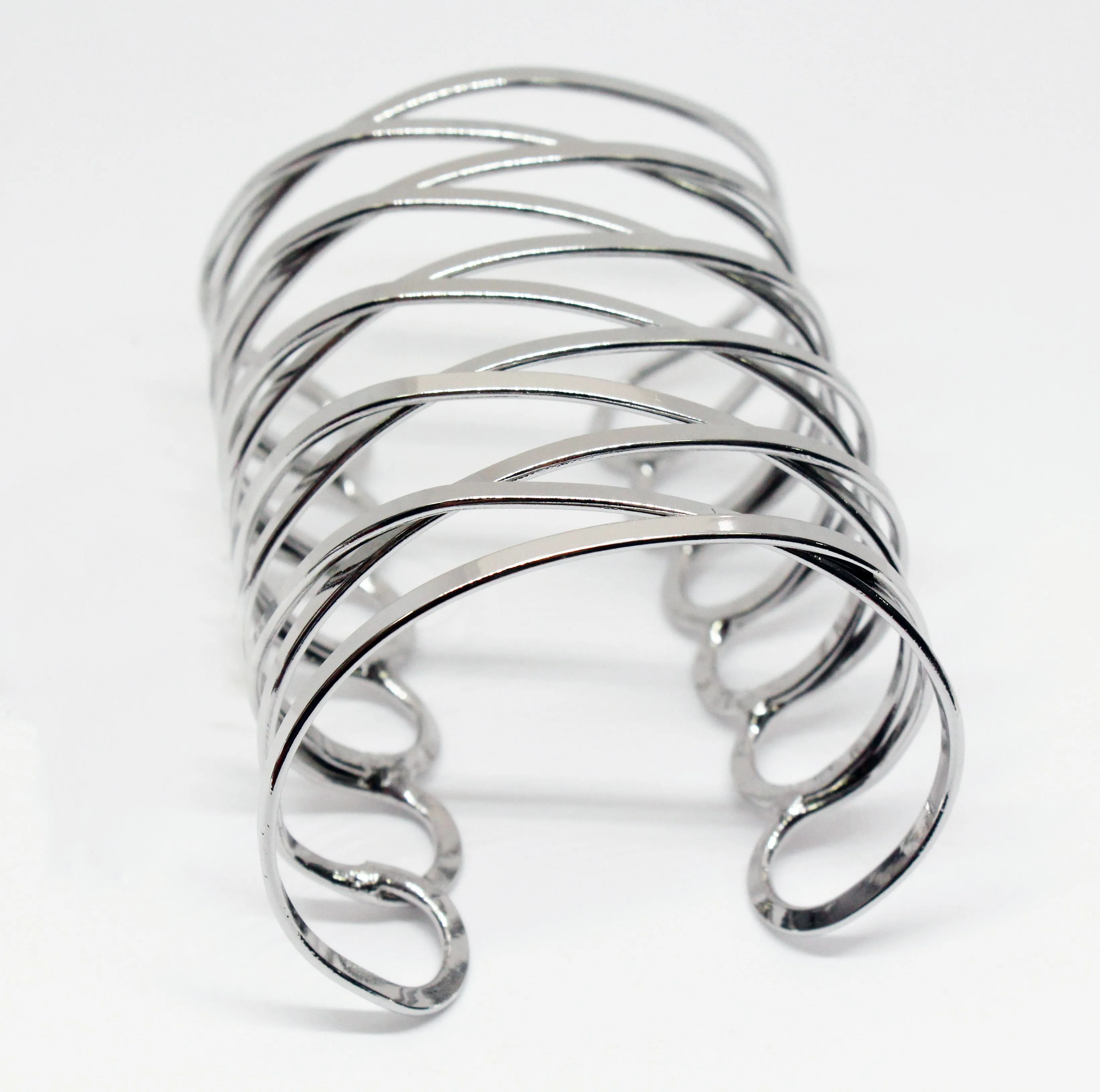 A Lot to Believe Metal Silver Cuff