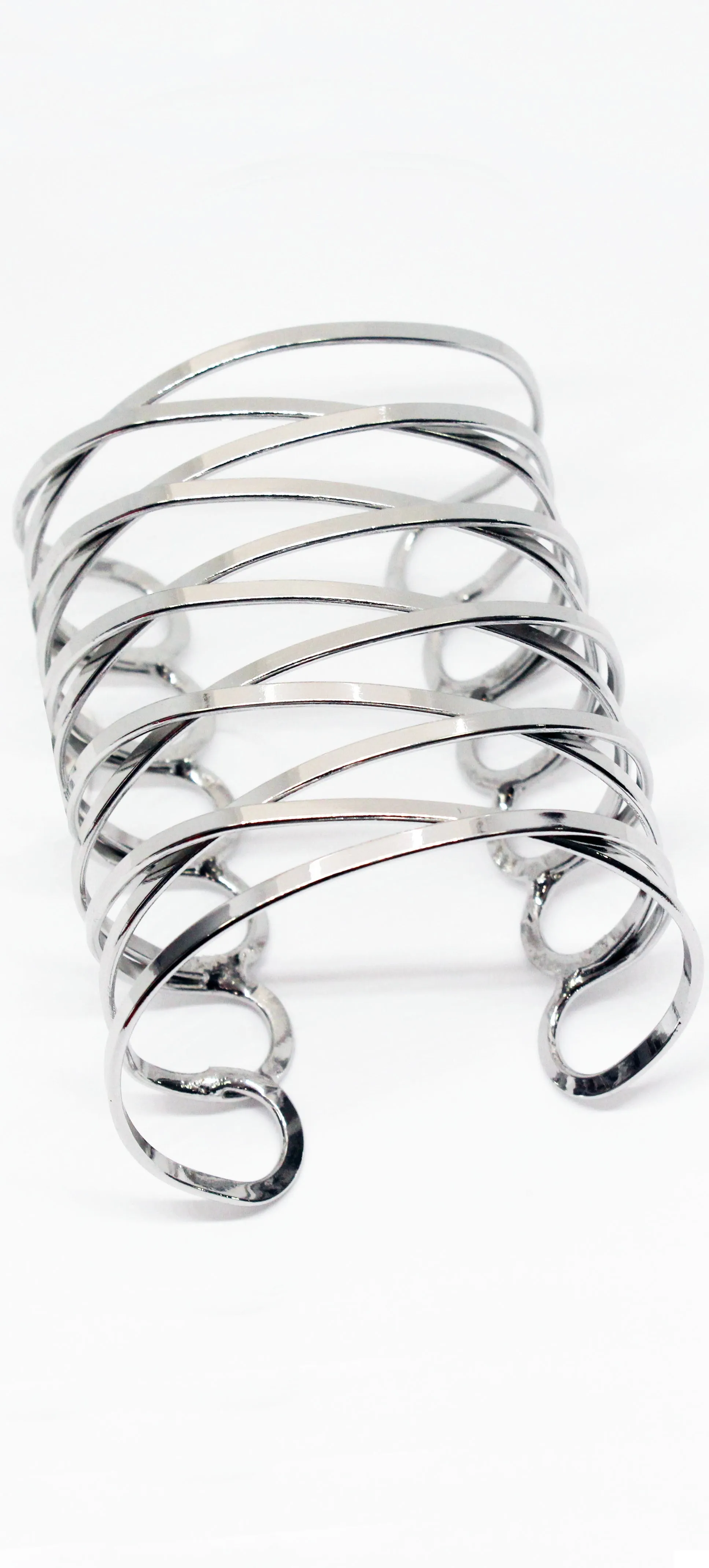 A Lot to Believe Metal Silver Cuff