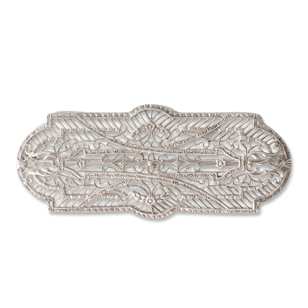 A Pierced Art Deco Style Brooch