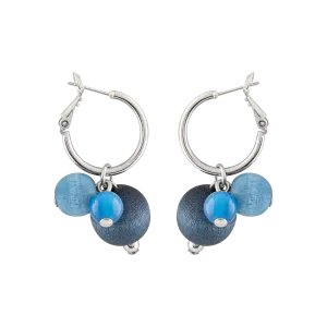 Aarikka Lydia Earrings, shades of blue