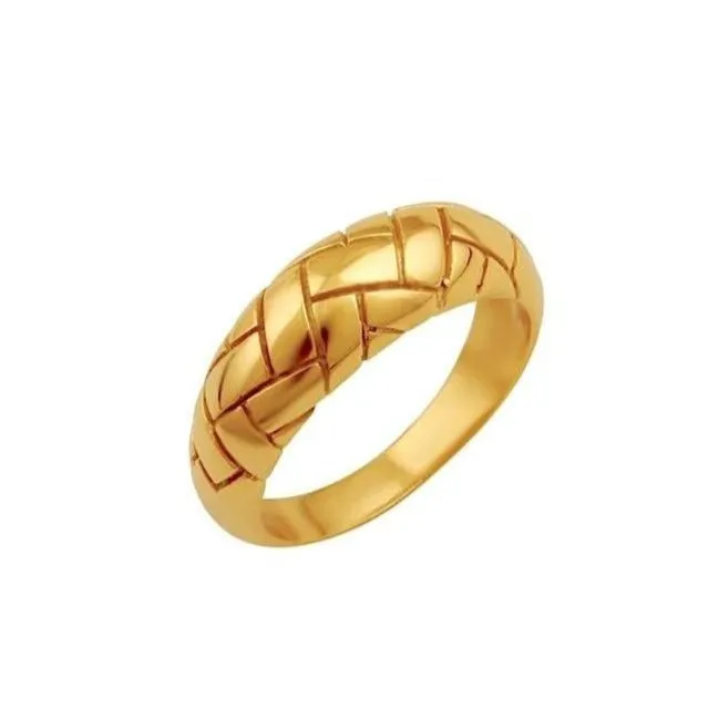 Alexa Dome Ring Gold