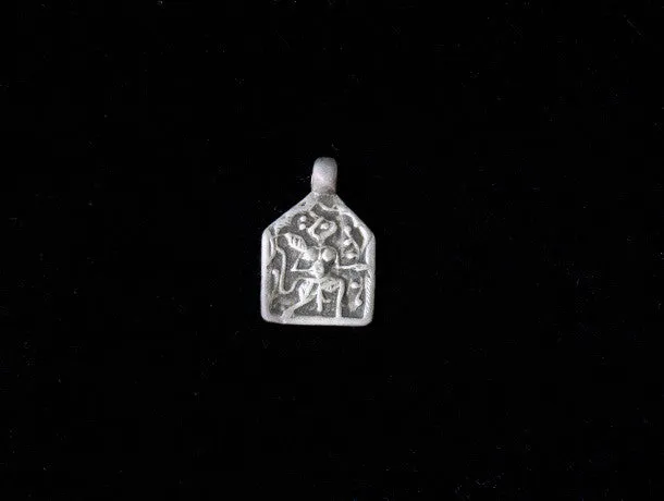 Antique Tribal Silver Amulet Pendants