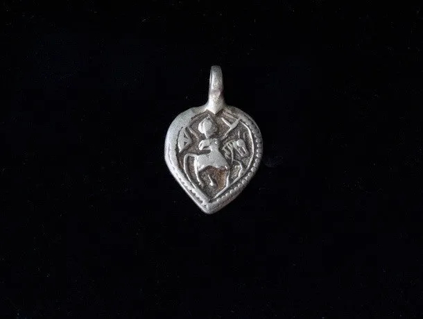 Antique Tribal Silver Amulet Pendants