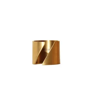 Basic 18k Gold-Plated Ring With A Twist