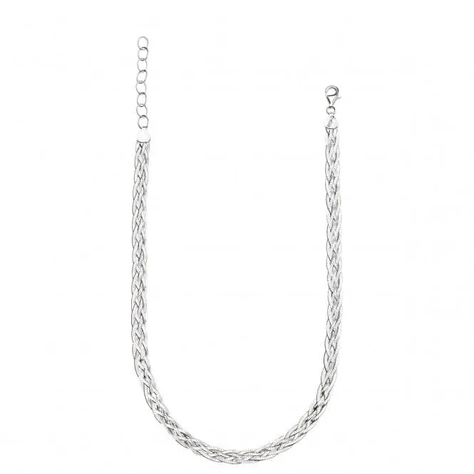 Beginnings Sterling Silver Treccia Weave Necklaces N3013