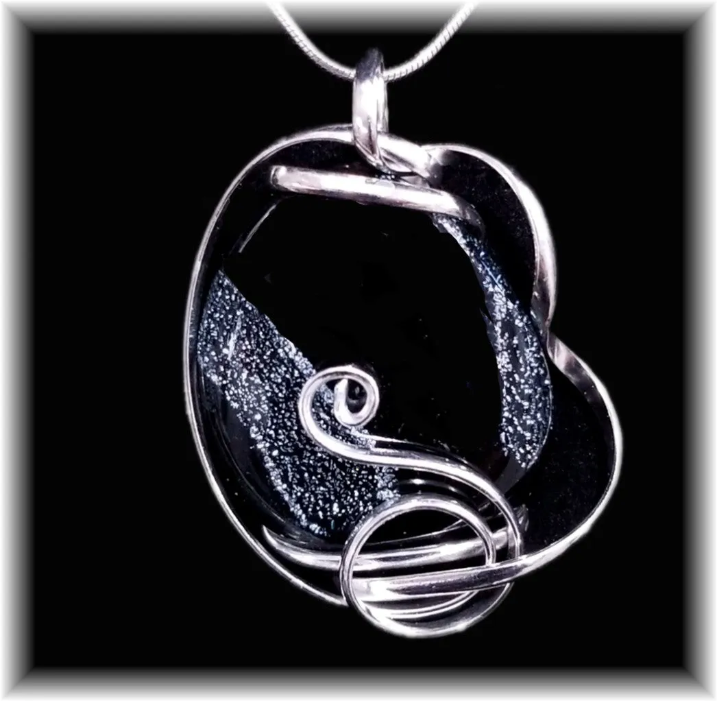 Black Freeform Pendant