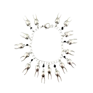 Bracelet w/ Teeth Charms