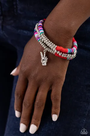 Bracelets Peaceful Potential - Red B318