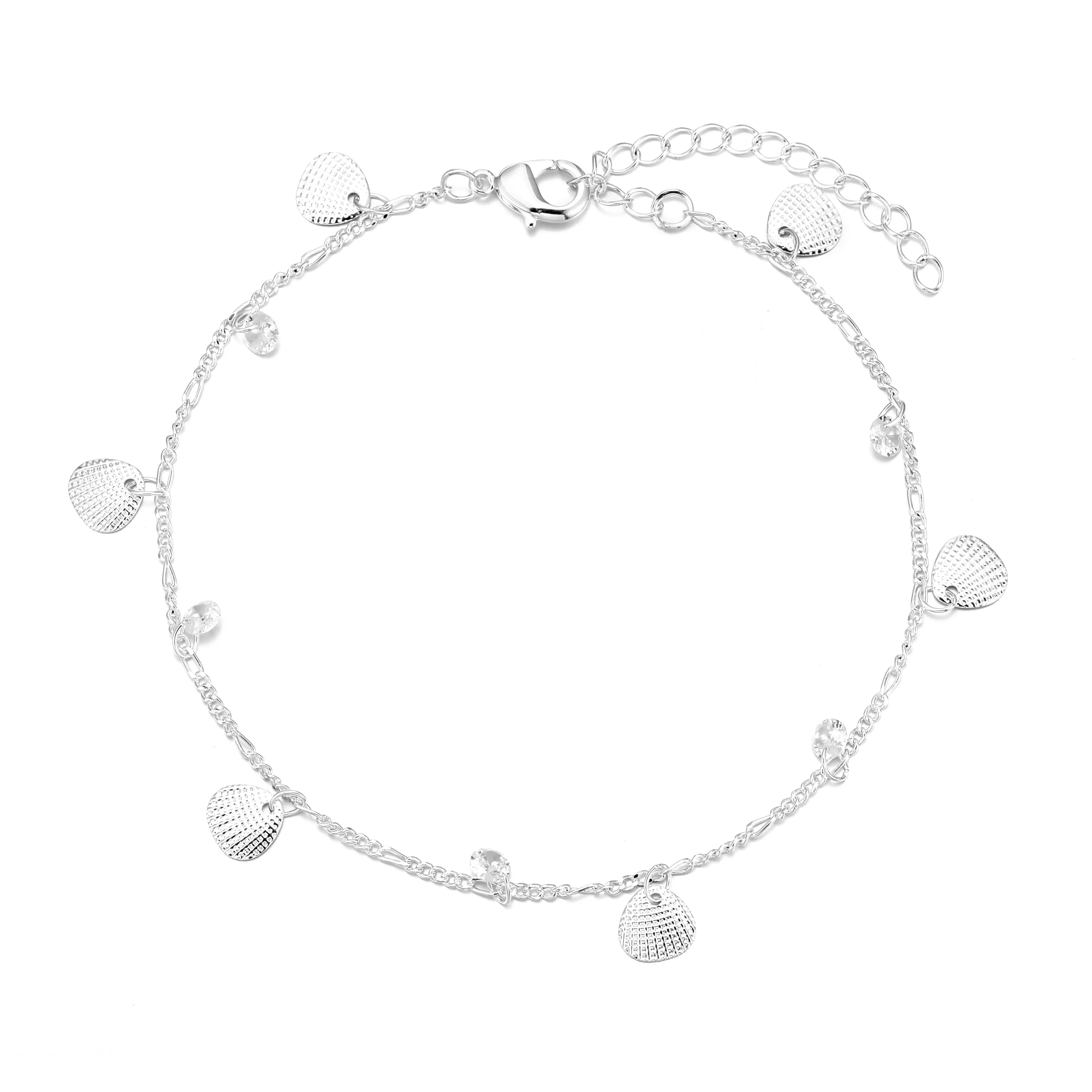 Chain Anklet Silver - Shells