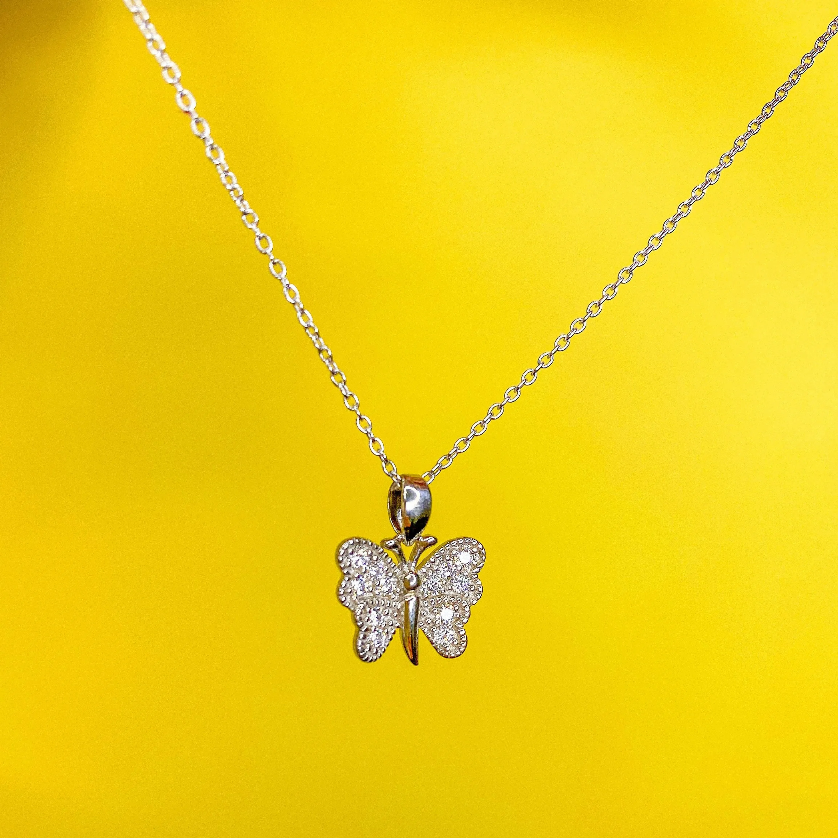 Christina Butterfly Children Sterling Silver Pendant