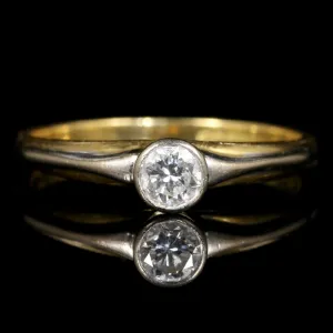 Diamond Vintage Engagement Ring 18Ct Gold