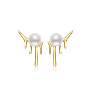 Freshwater Pearl Earrings WE00528 | FLUID