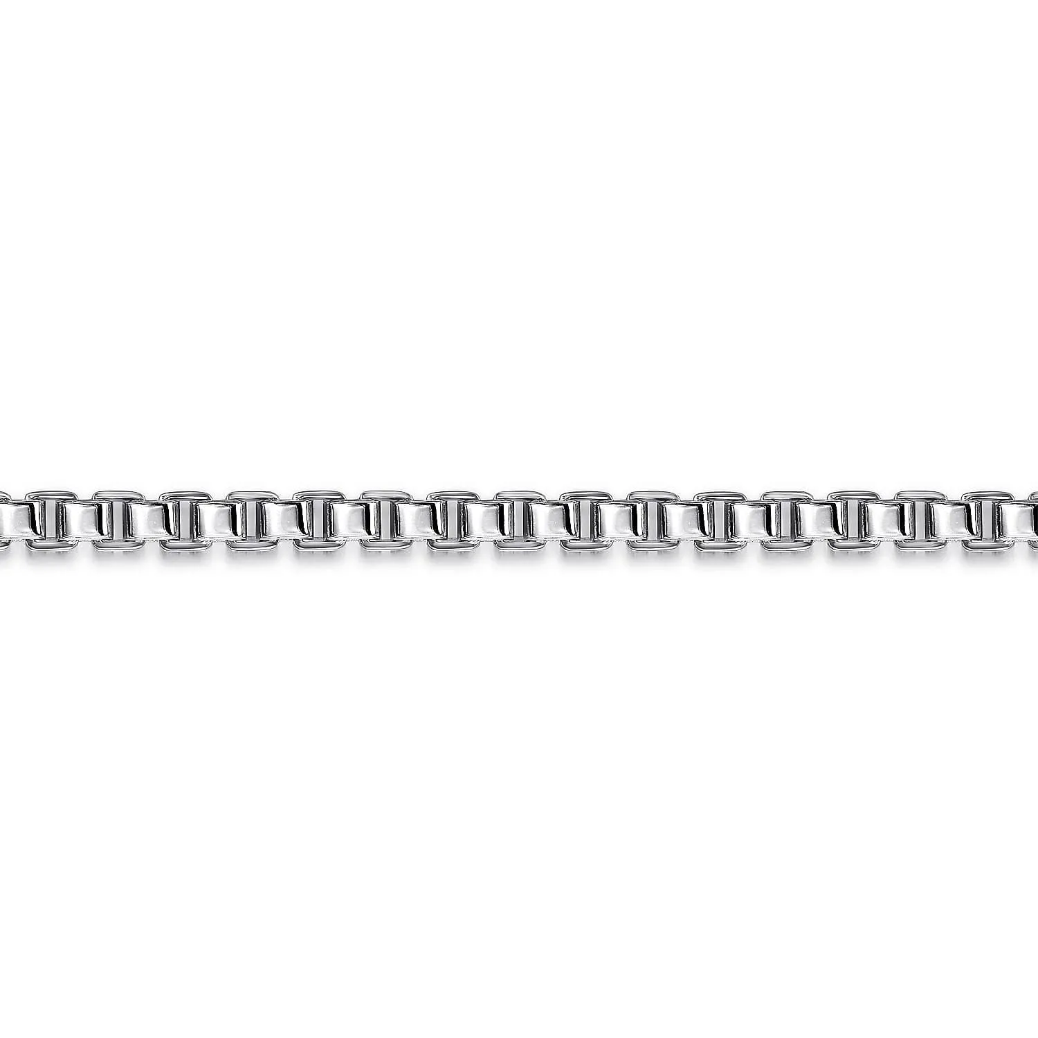 Gabriel & Co. 4mm Sterling Silver Box Chain Bracelet