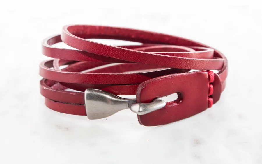 Genuine Leather Wrap Bracelets | 6 Colors