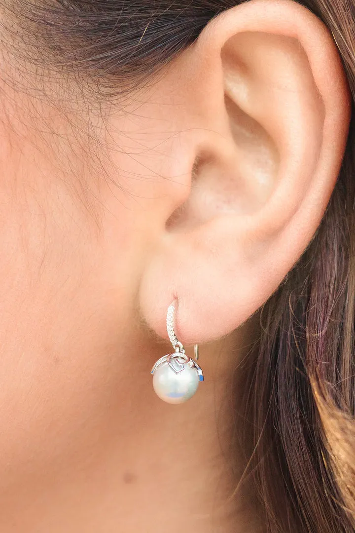 Georgini Sterling Silver Oceans Hook Earrings