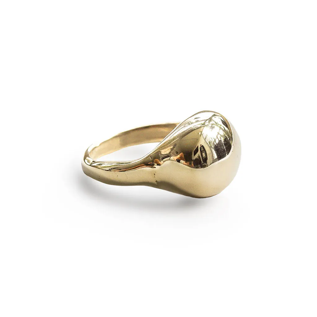 Globe Ring - 14k Gold