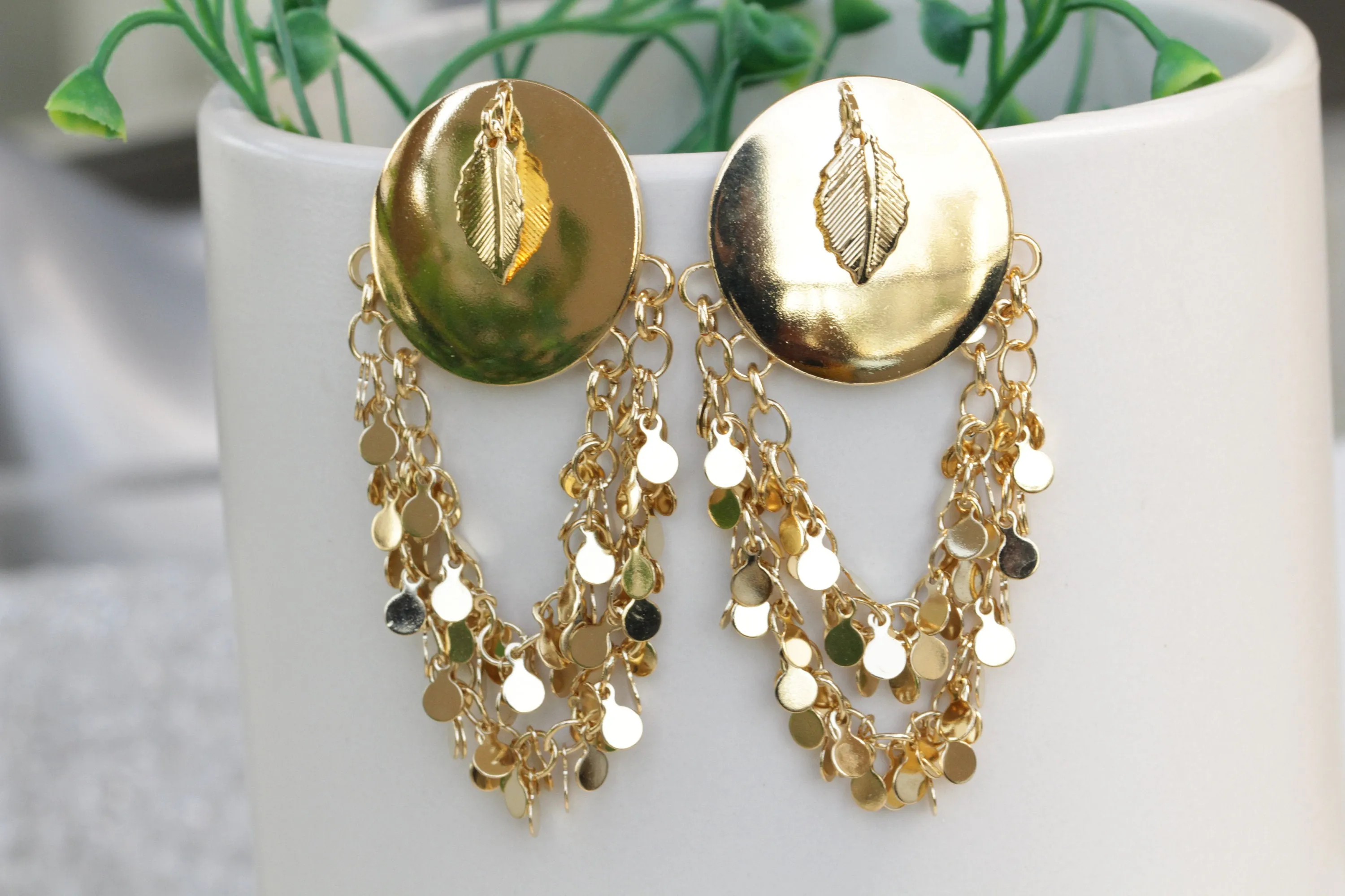 GOLD BOHO EARRINGS