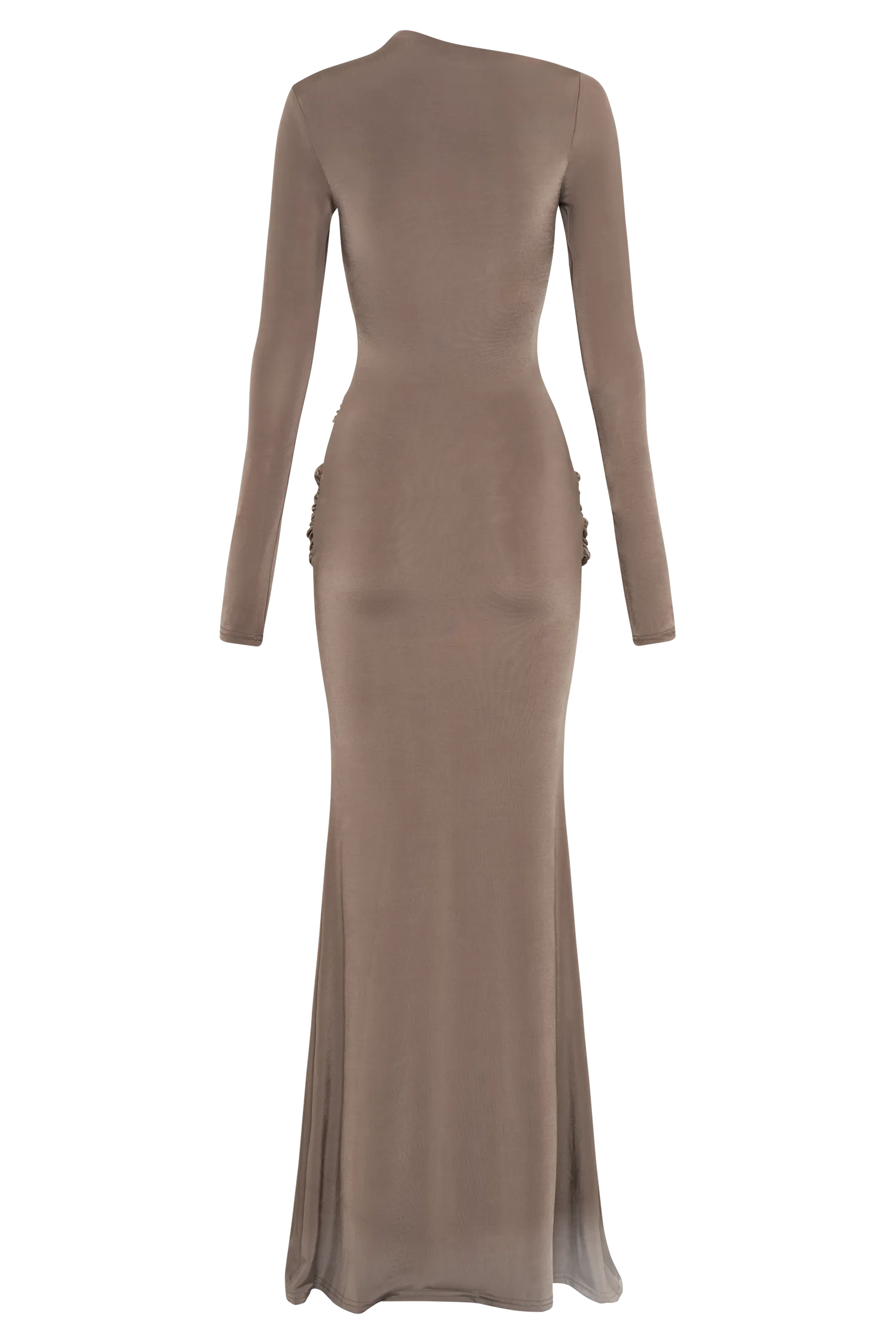 Halcyon Long Sleeve Slinky Maxi Dress - Coco