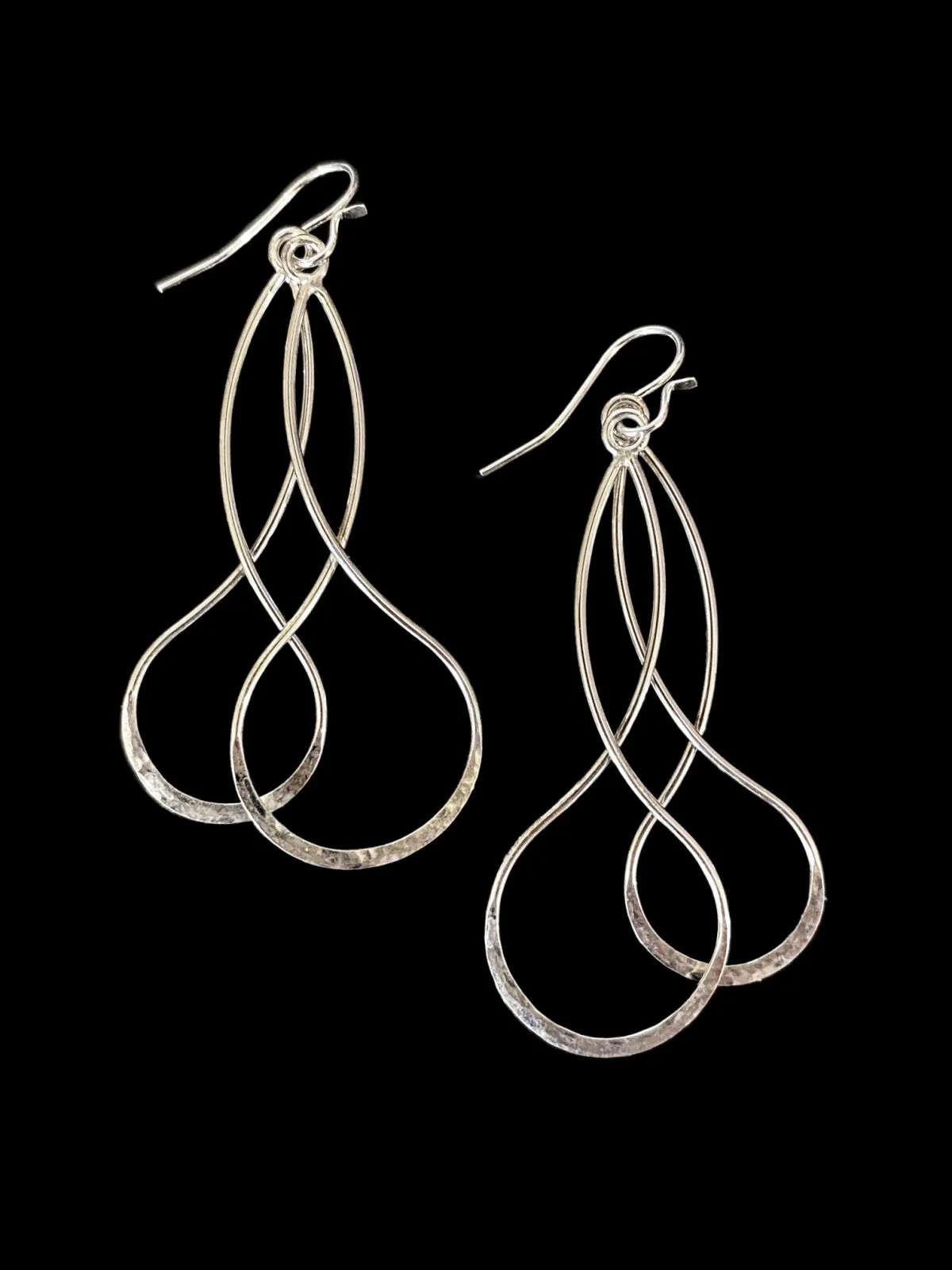 Hammered Twist Dangles