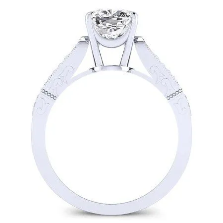 Heath - GIA Natural Cushion Diamond Engagement Ring