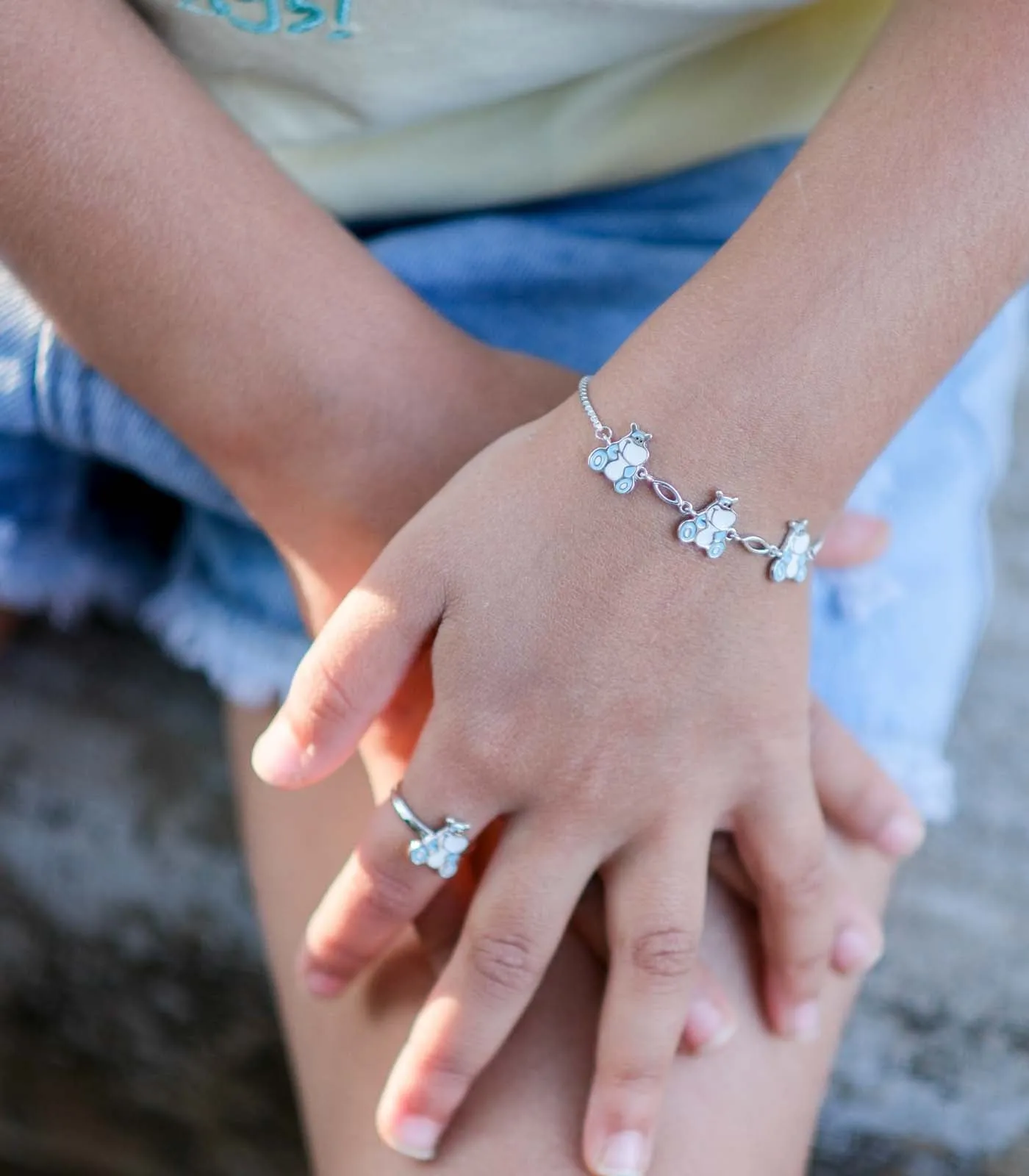 Hippo Bracelet (Silver)