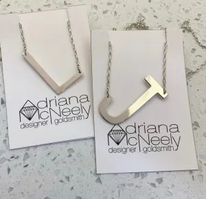 Large Letter Necklace