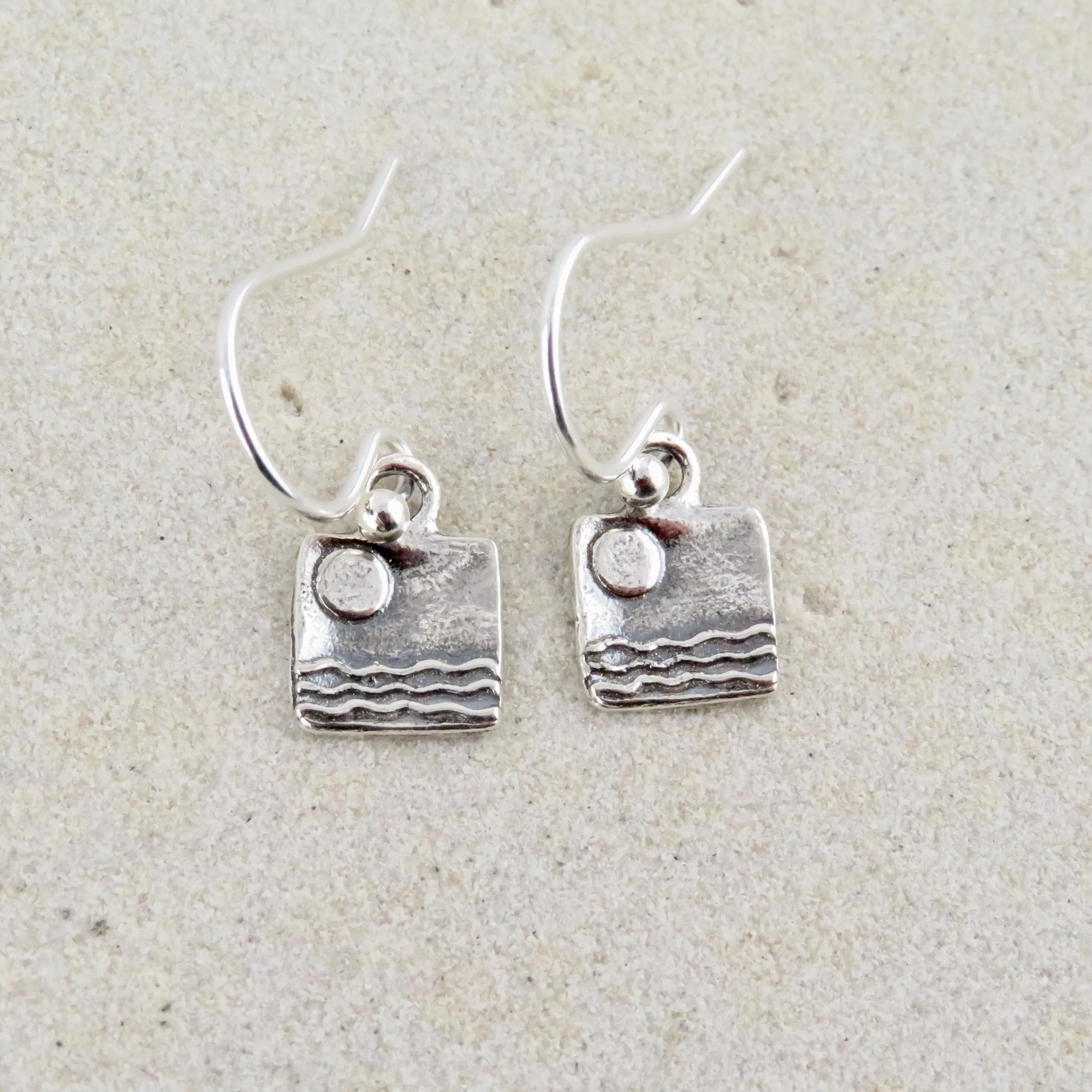 Moon Over Water Earrings