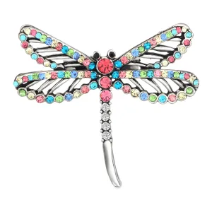 Multi Color Butterfly Brooch