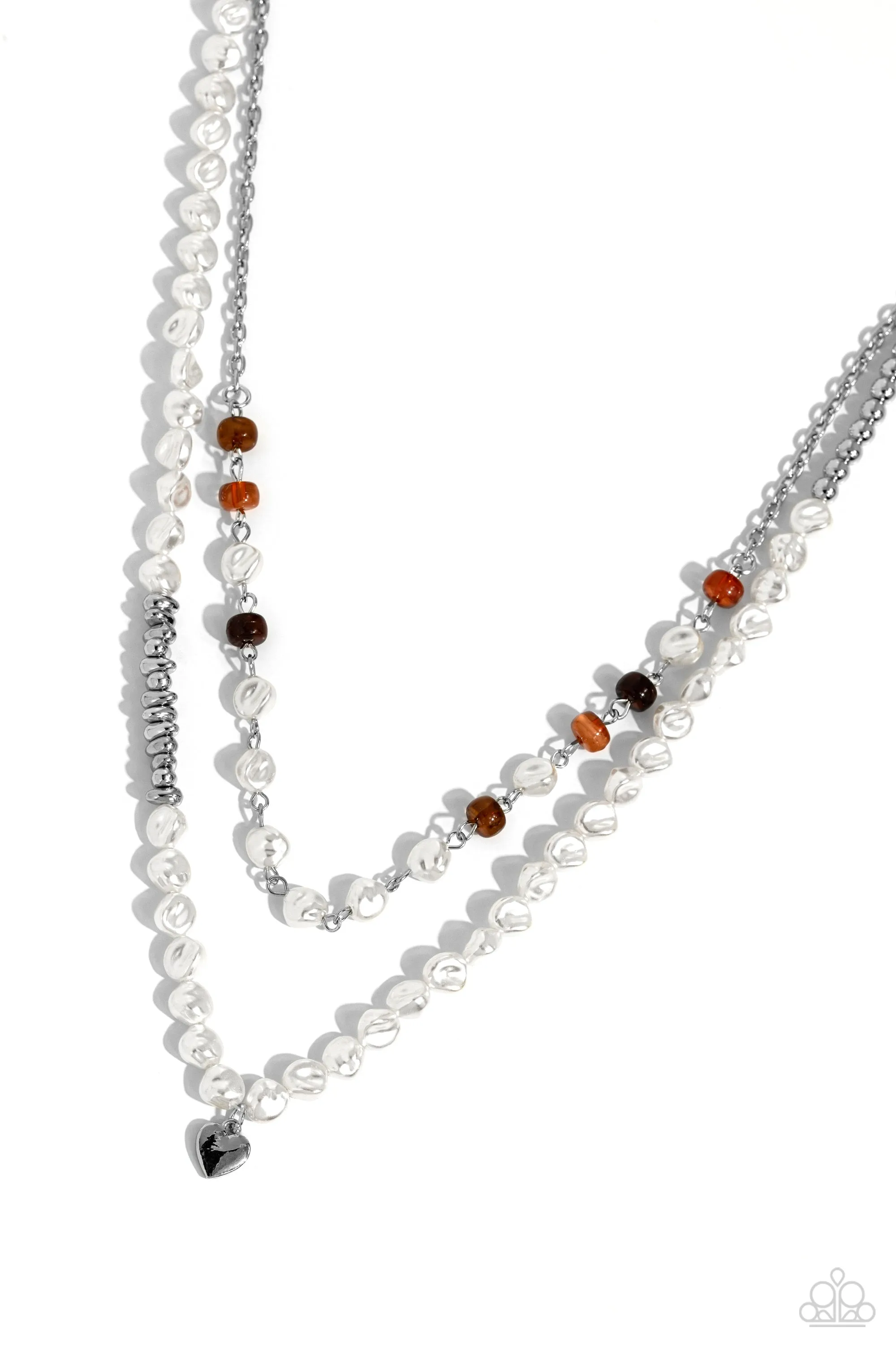 Necklaces Pearl Pact - Brown