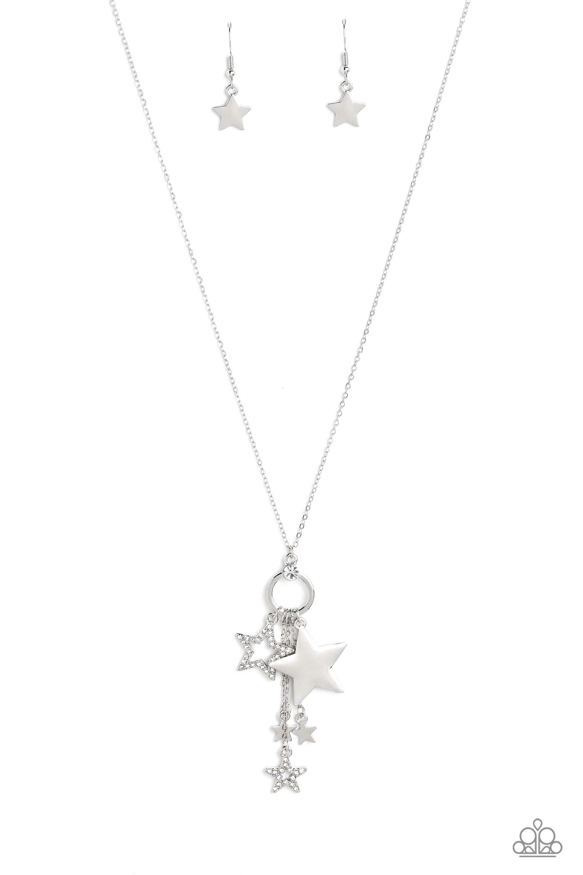 Necklaces Starry Statutes - White Americana S117