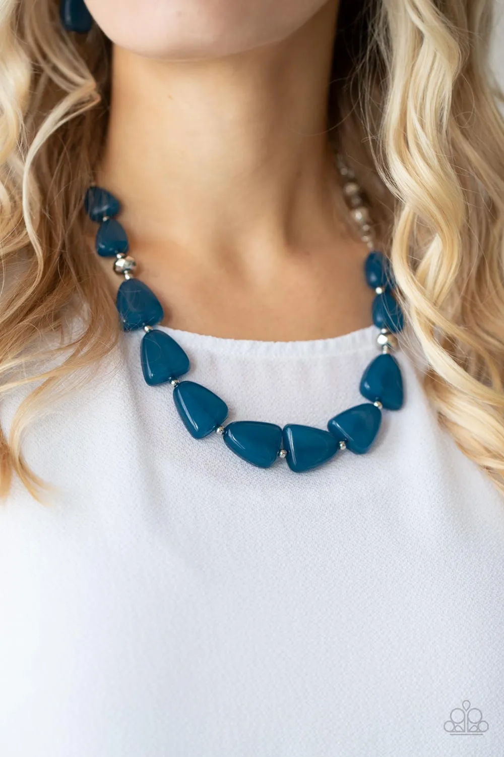 Necklaces Tenaciously Tangy - Blue N168