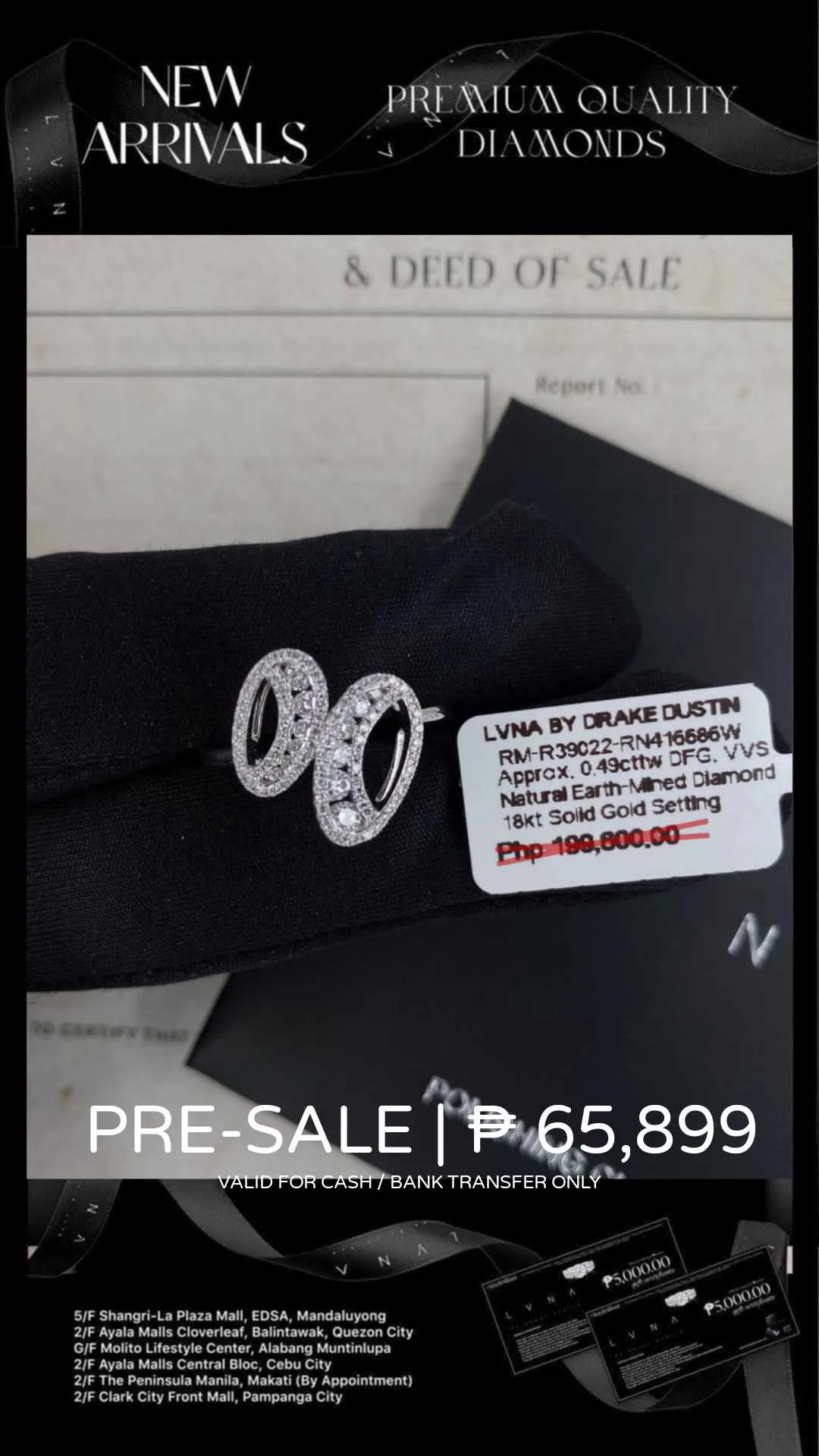 Oval Statement Diamond Ring 18kt