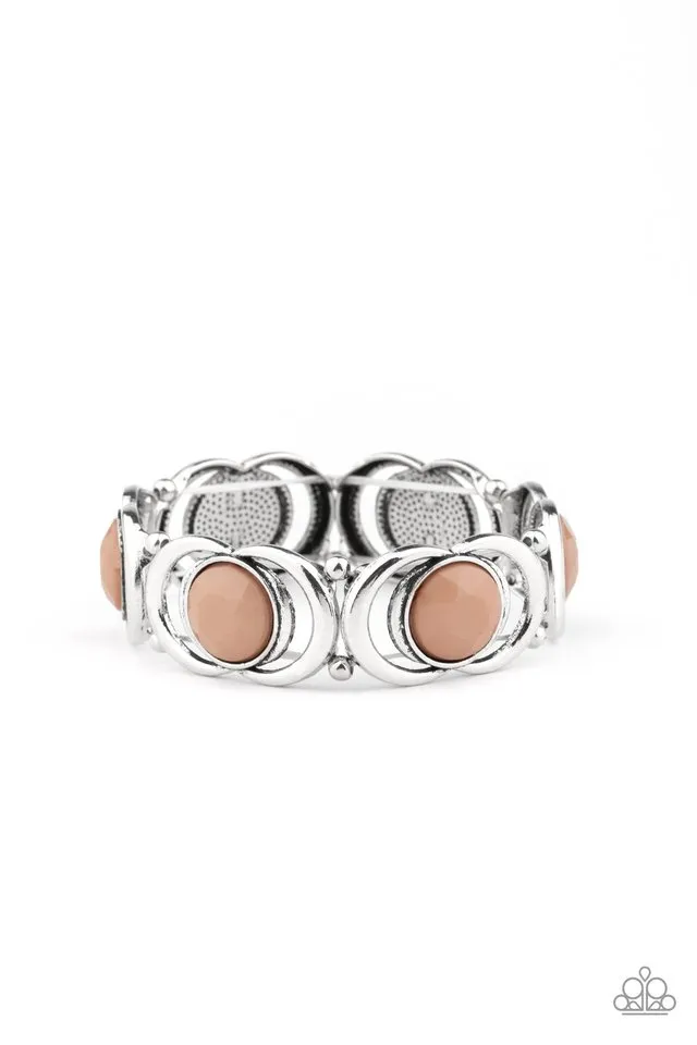 Paparazzi Bracelet ~ Modernly Malibu - Brown