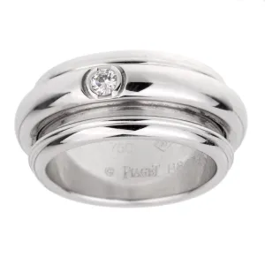 Piaget Possession White Gold Diamond Band Ring Sz 9