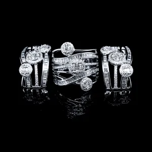 PREORDER | Deco Statement Diamond Jewelry Set 14kt