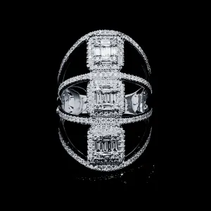 PREORDER | Square Statement Diamond Ring 14kt