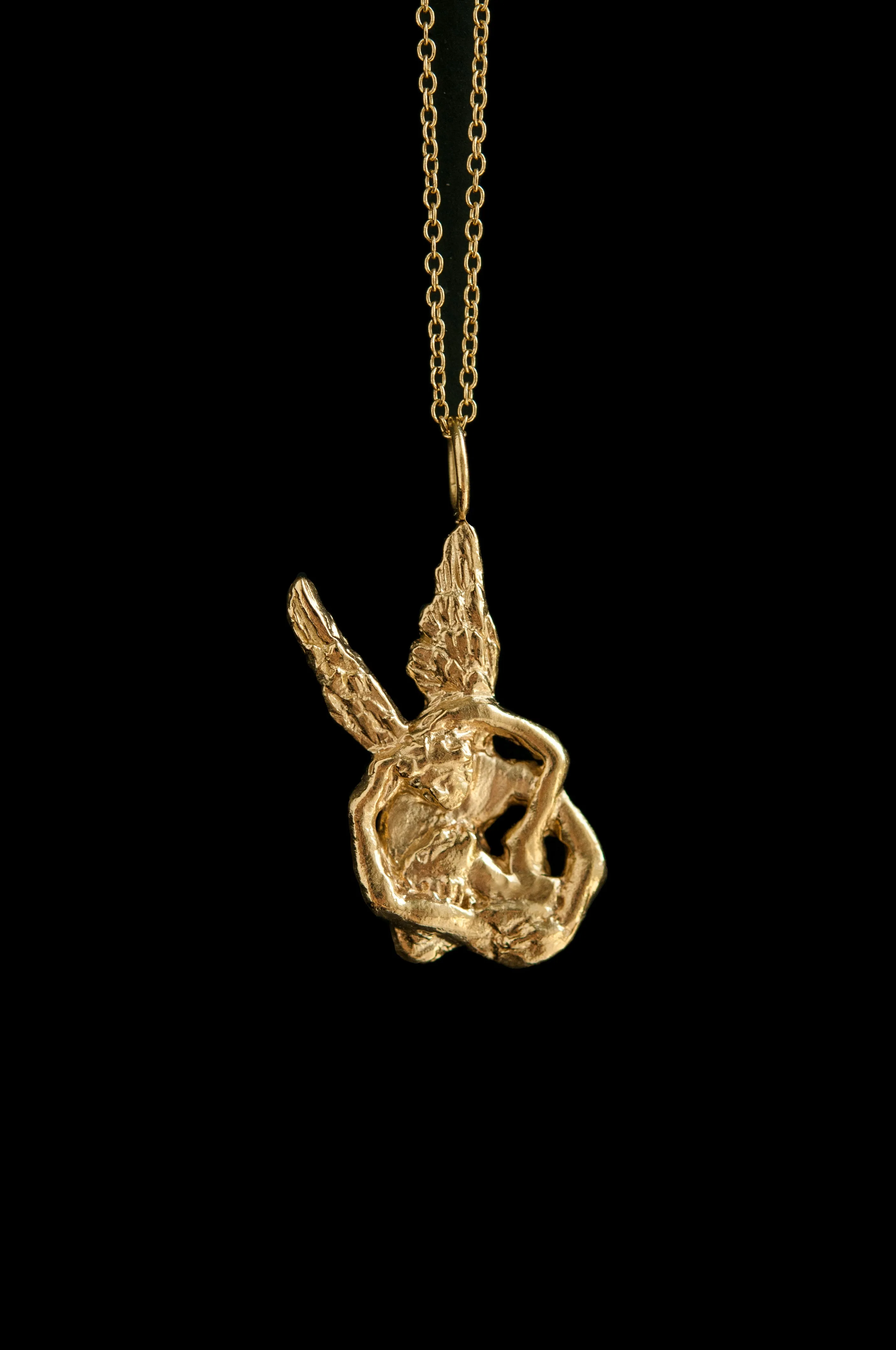 Psyche Revived by Cupid's Kiss Pendant