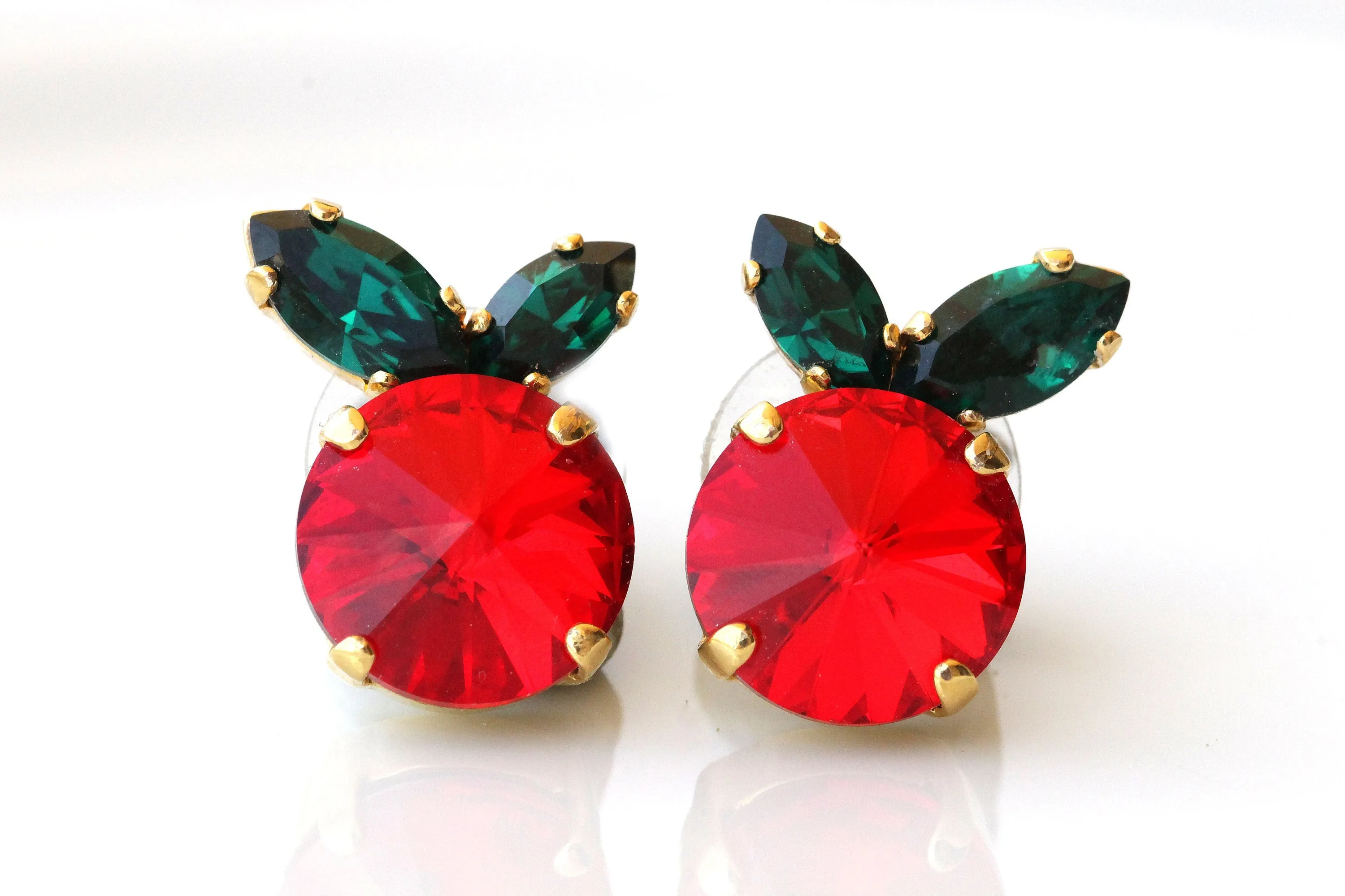 Red BRIDESMAID Earrings,