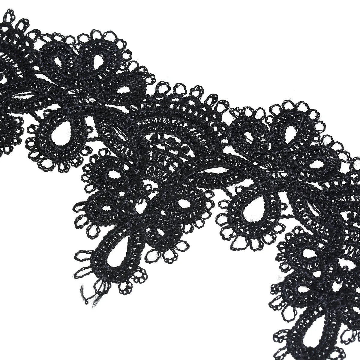 Sexy Sparkles Black Lace Choker Necklace for Women Girls