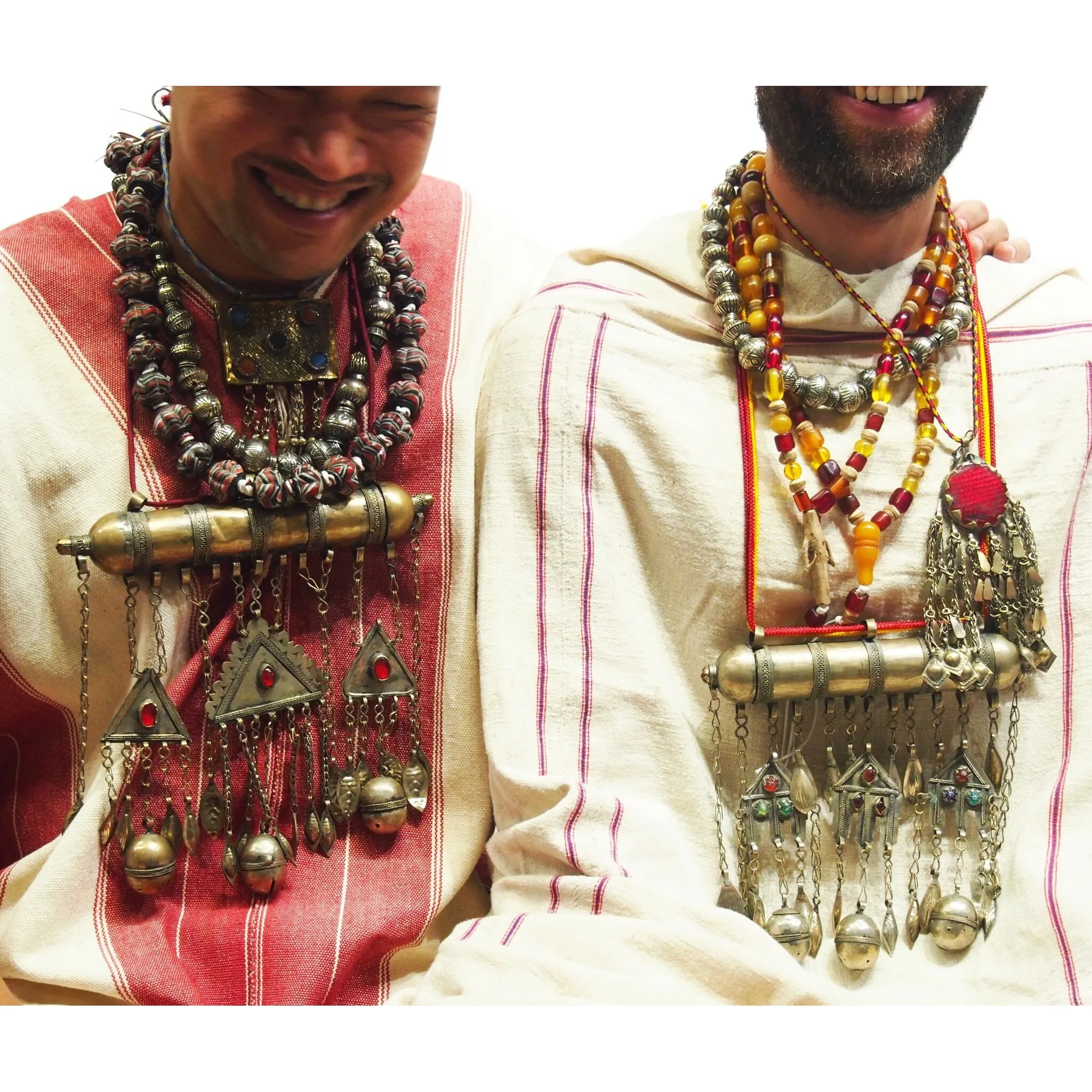 Silver Balochi Heirloom Bead Necklaces