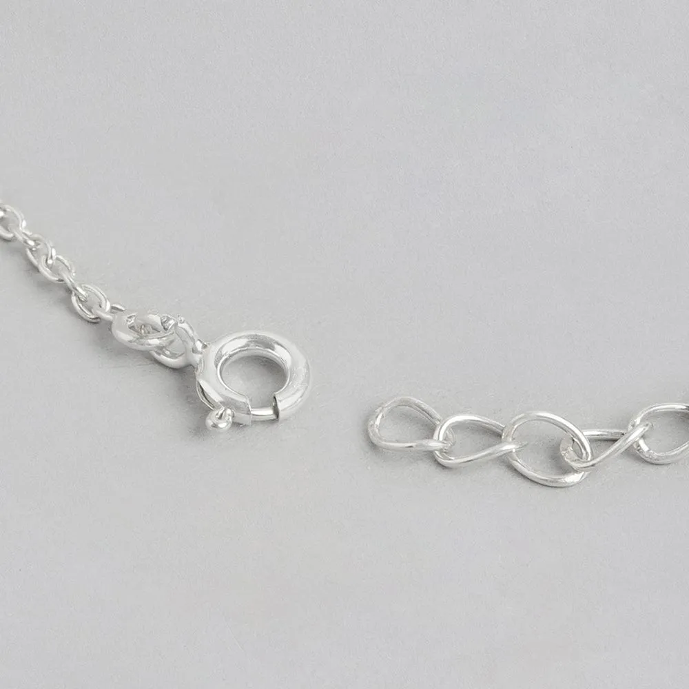 Silver Shining Zircon Necklace