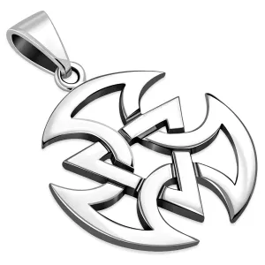 Solid Sterling Silver Celtic Pendant